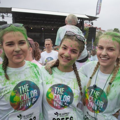 People at the Stockholm Color Run